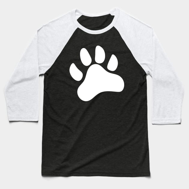 Dog Paw Baseball T-Shirt by BennyBruise